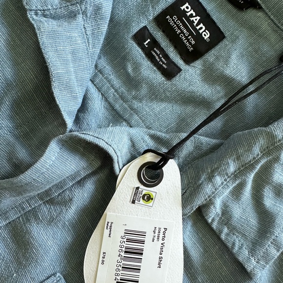 Men’s Prana Porto Vista shirt - Picture 2 of 2